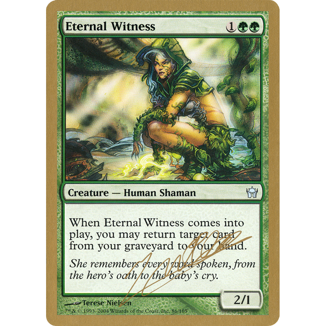 Eternal Witness - 2004 Julien Nuijten (5DN) (WCD-) - World Championship Decks 2004