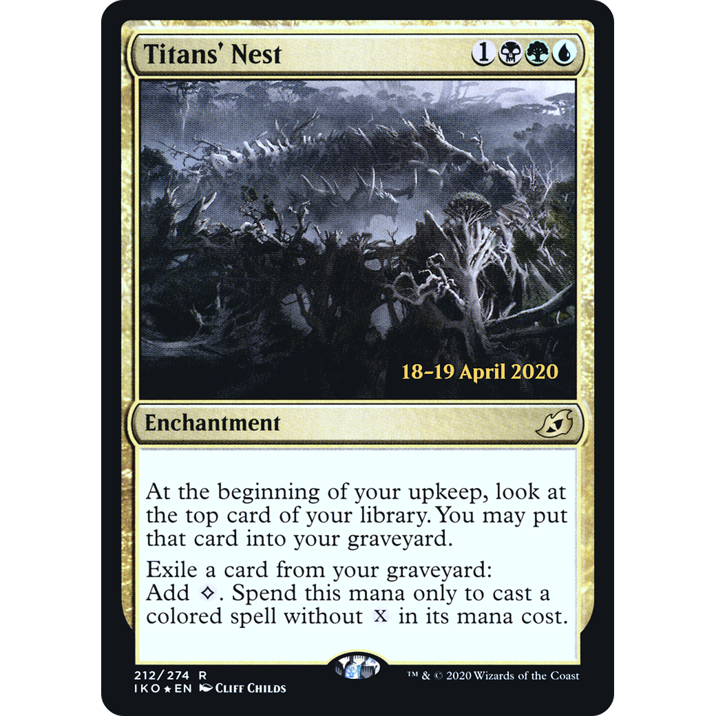 Titans' Nest (PRE-212) - Ikoria: Lair of Behemoths Promos Foil
