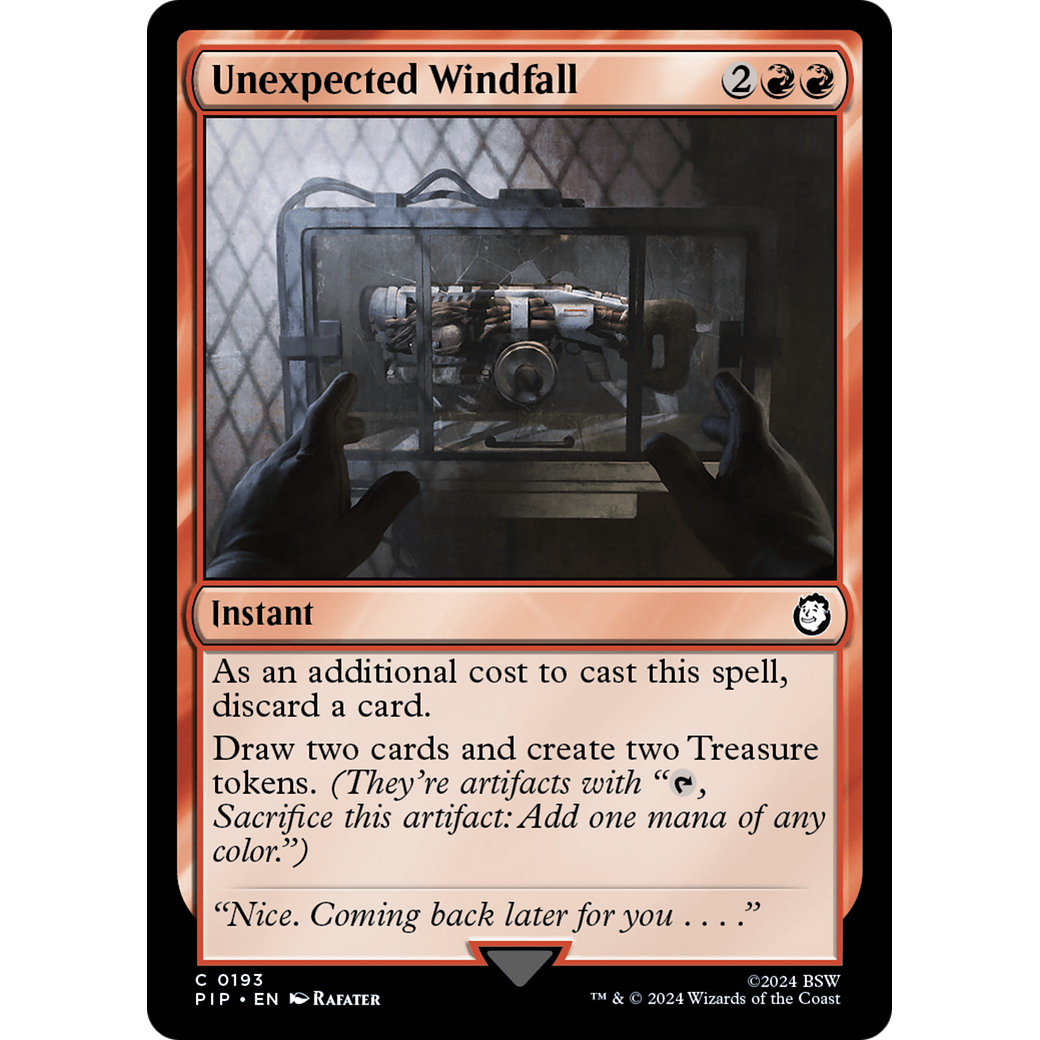Unexpected Windfall (PIP-193) - Fallout