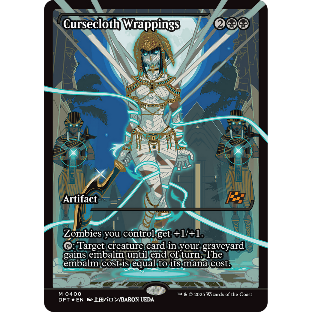 Cursecloth Wrappings (DFT-400) - Aetherdrift: (Showcase) Foil