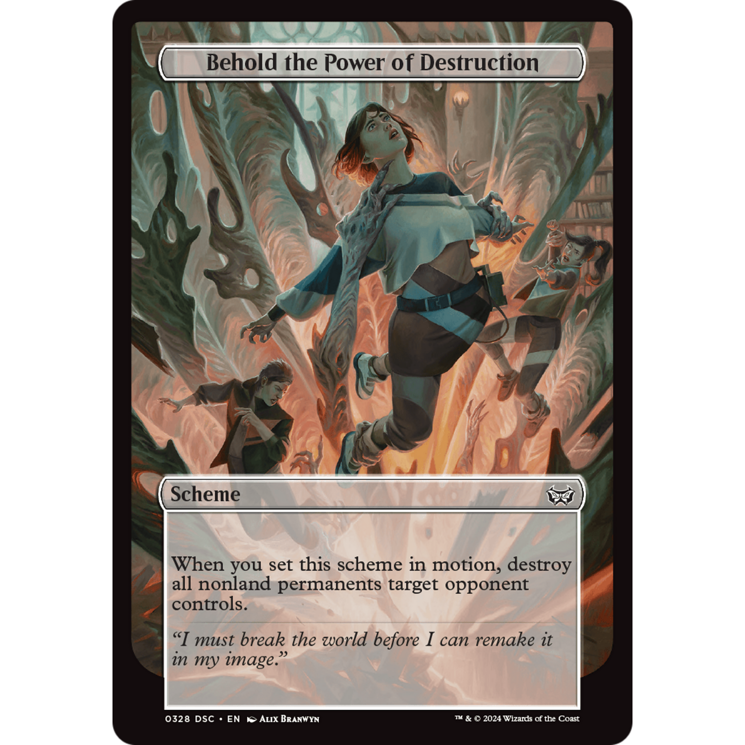 Behold the Power of Destruction (A:DSC-328) - Duskmourn: House of Horror Commander