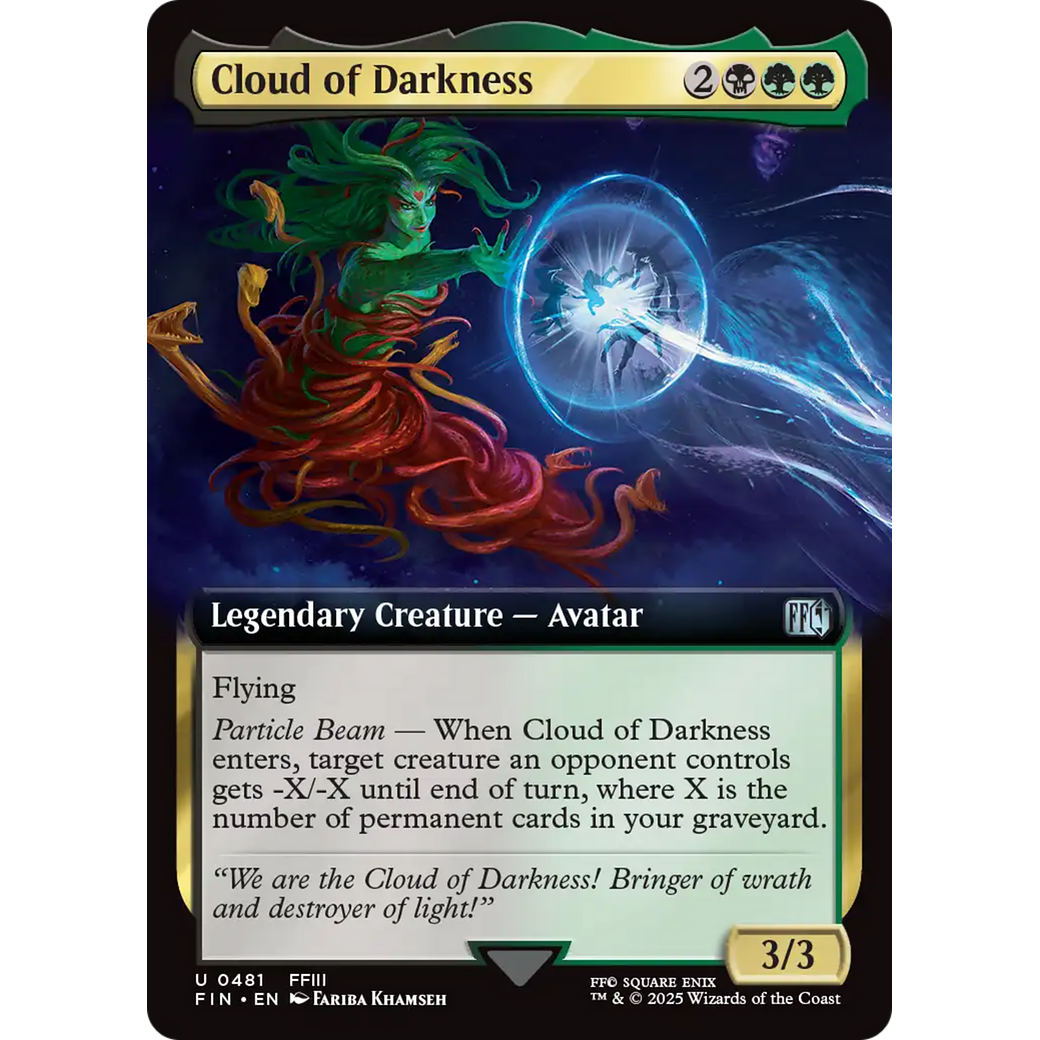 Cloud of Darkness (FIN-481) - FINAL FANTASY: (Extended Art) Foil