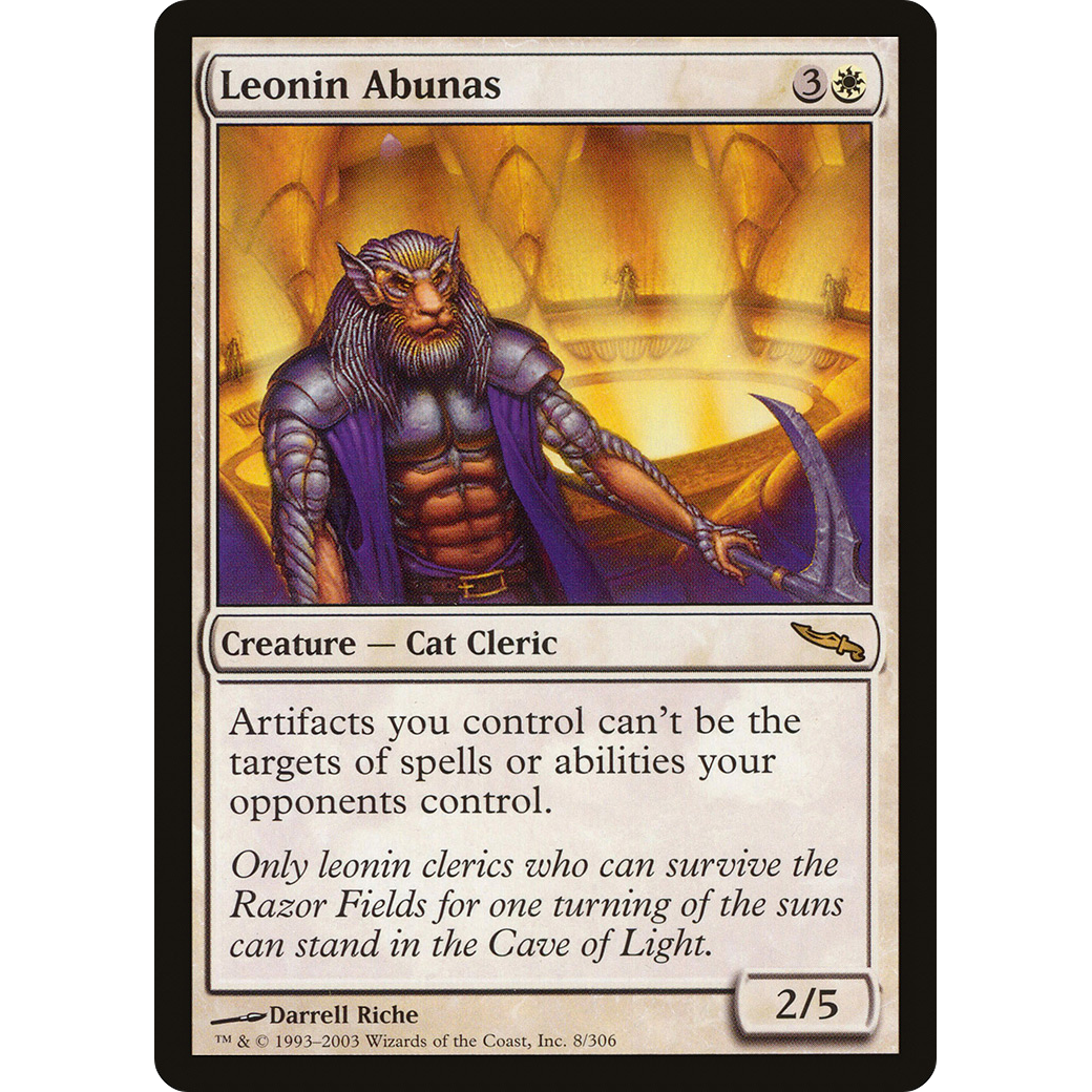 Leonin Abunas (MRD-008) - Mirrodin Foil