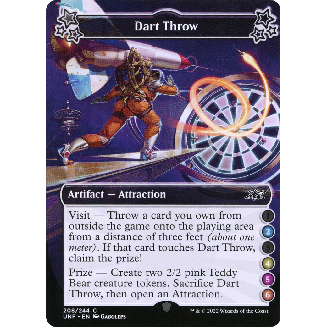 Dart Throw (2-4-5-6) (UNF-208) - Unfinity Foil
