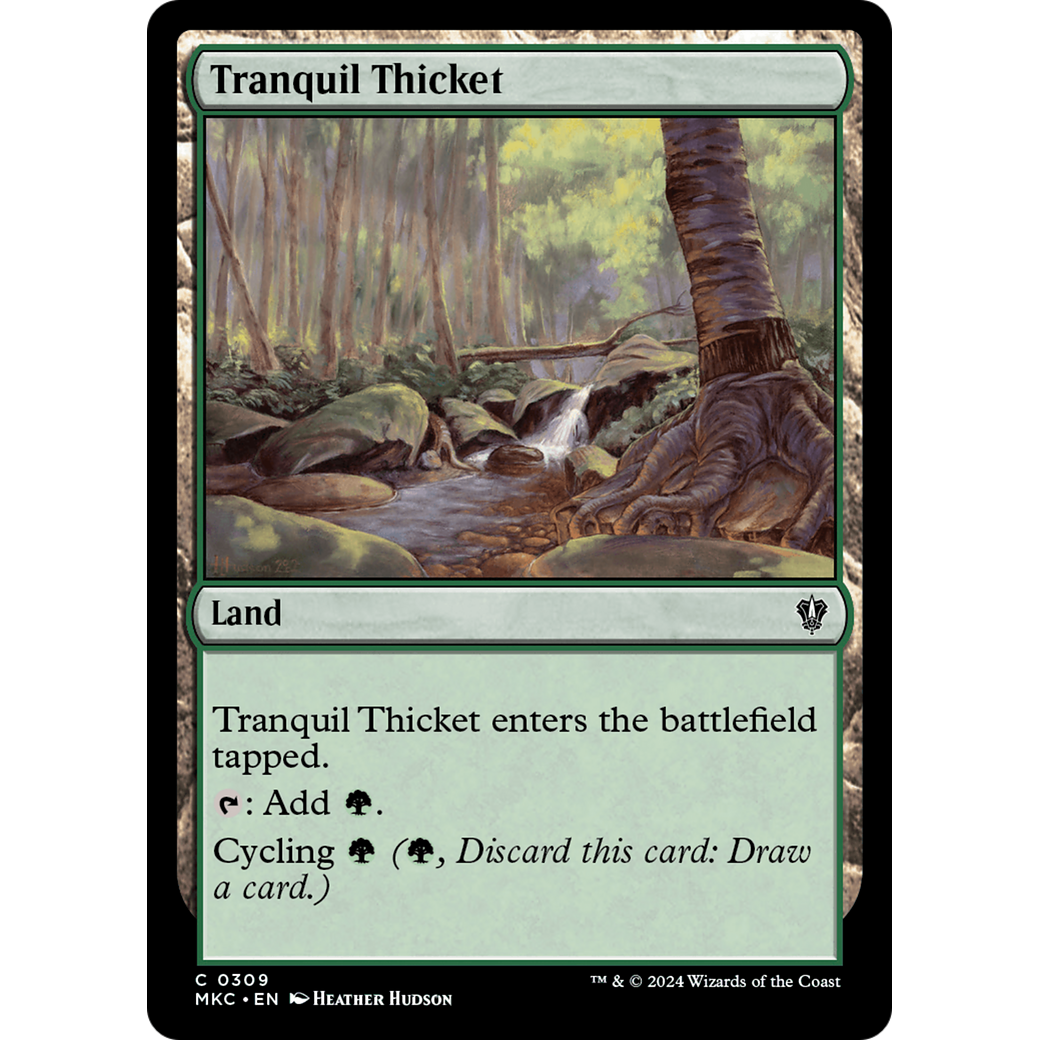 Tranquil Thicket (MKC-309) - Murders at Karlov Manor Commander