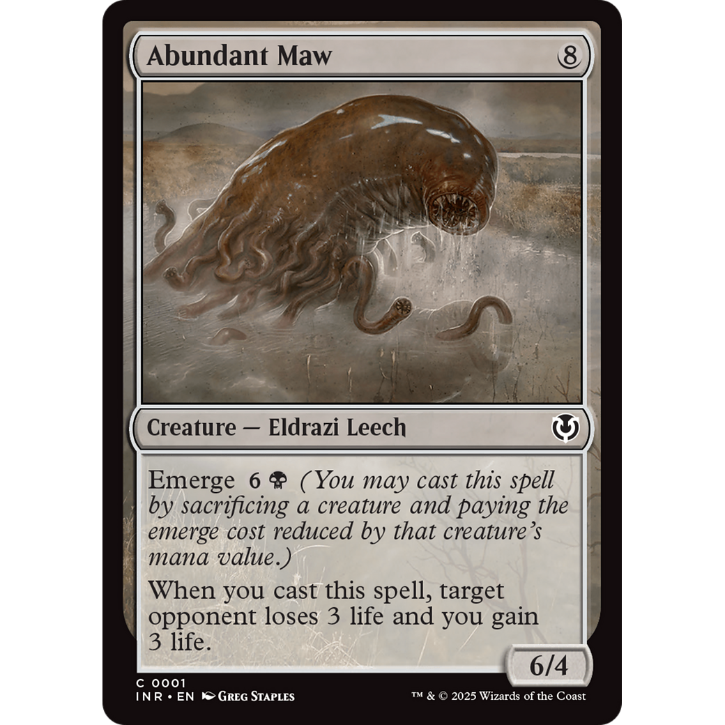 Abundant Maw (INR-001) - Innistrad Remastered Foil