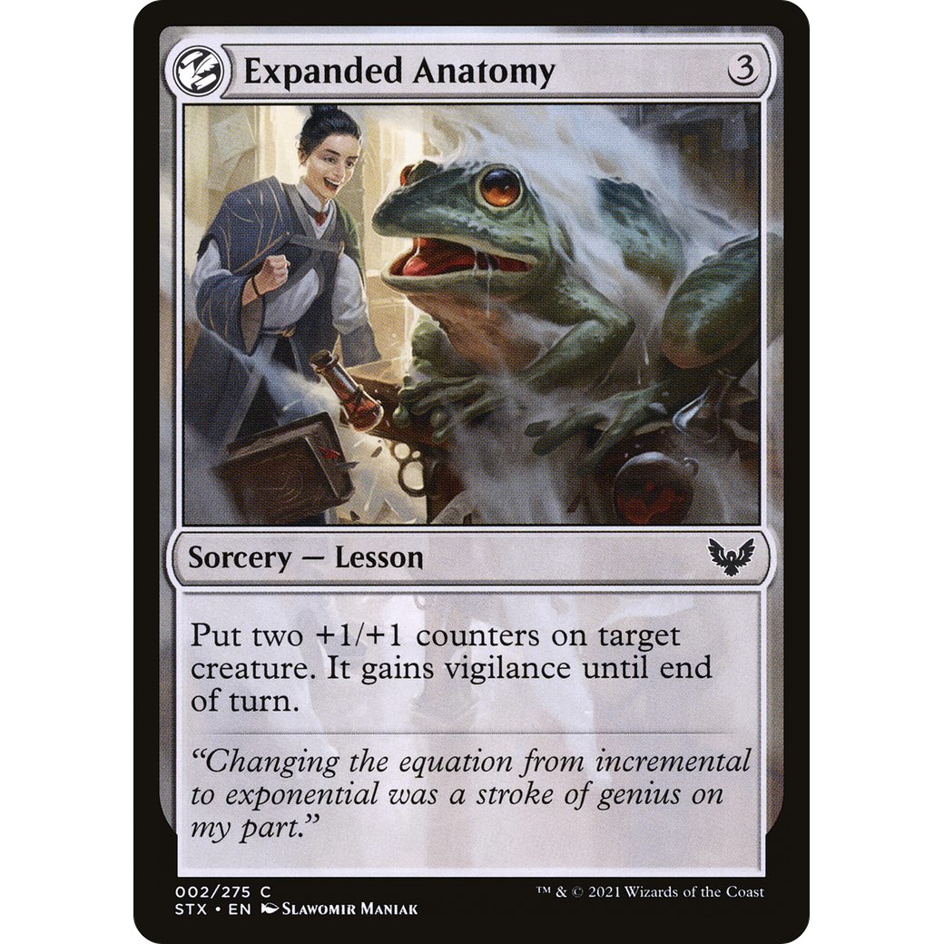Expanded Anatomy (STX-002) - Strixhaven: School of Mages: (lesson) Foil