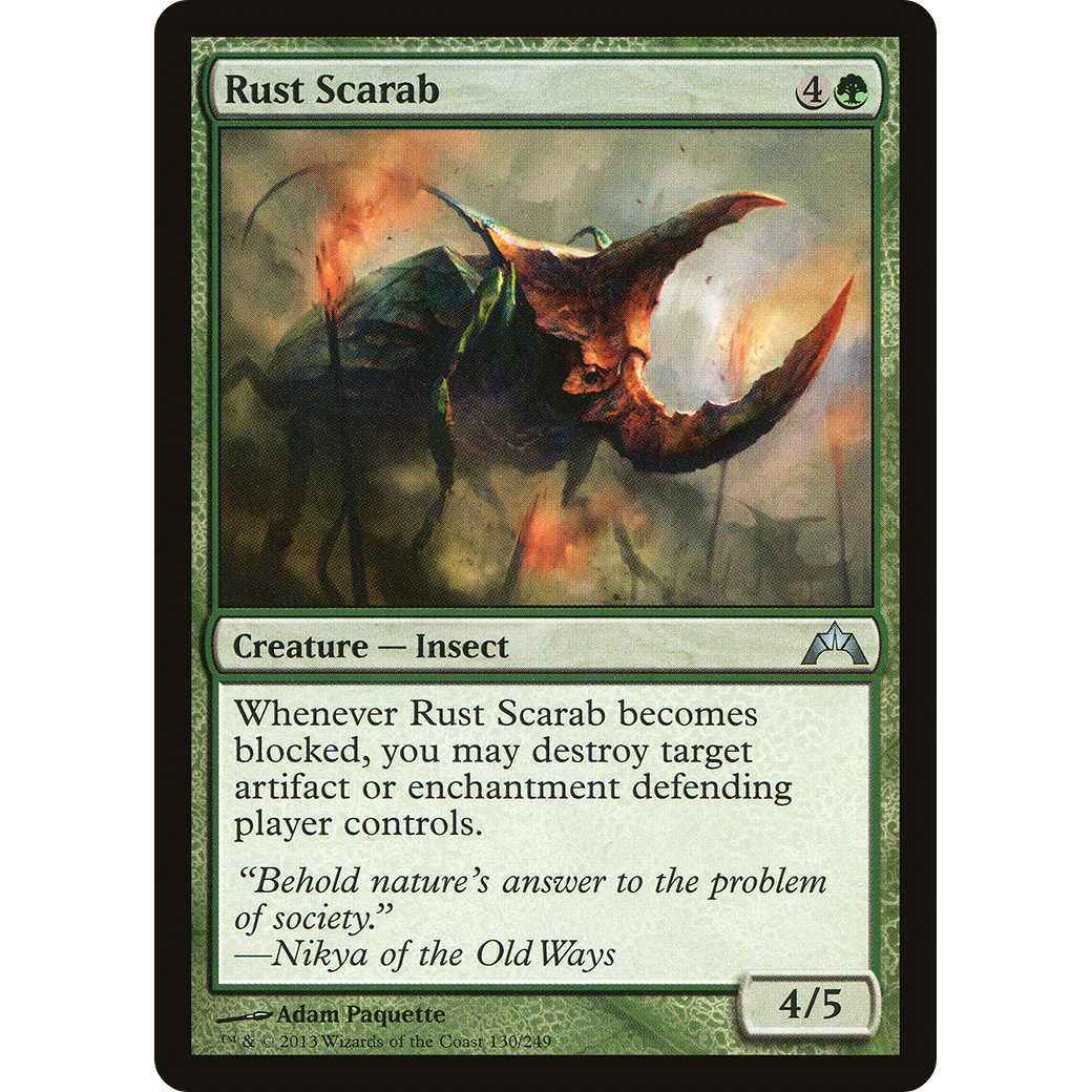 Rust Scarab (GTC-130) - Gatecrash Foil