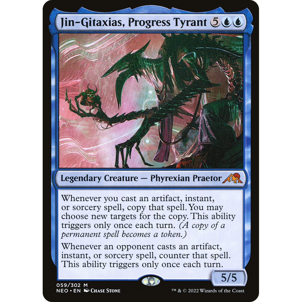 Jin-Gitaxias, Progress Tyrant (NEO-059) - Kamigawa: Neon Dynasty