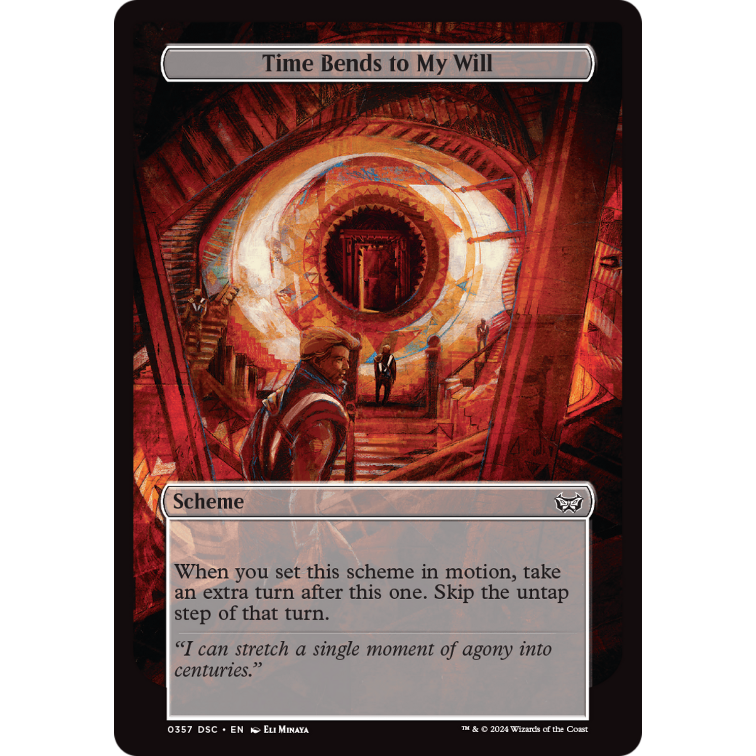 Time Bends to My Will (A:DSC-357) - Duskmourn: House of Horror Commander