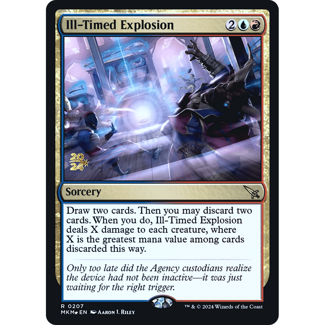 Ill-Timed Explosion (PRE-207S) - Murders at Karlov Manor Promos Foil