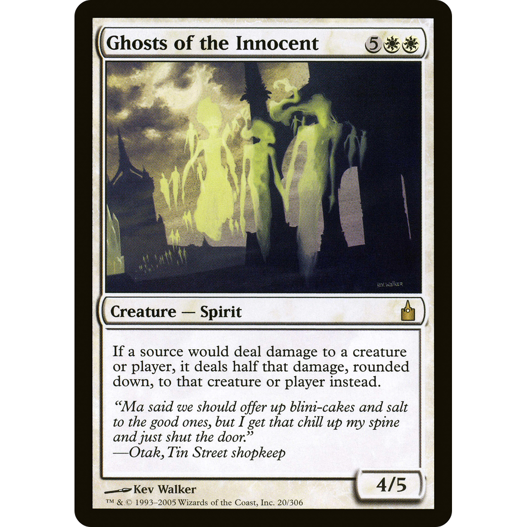 Ghosts of the Innocent (RAV-020) - Ravnica: City of Guilds Foil