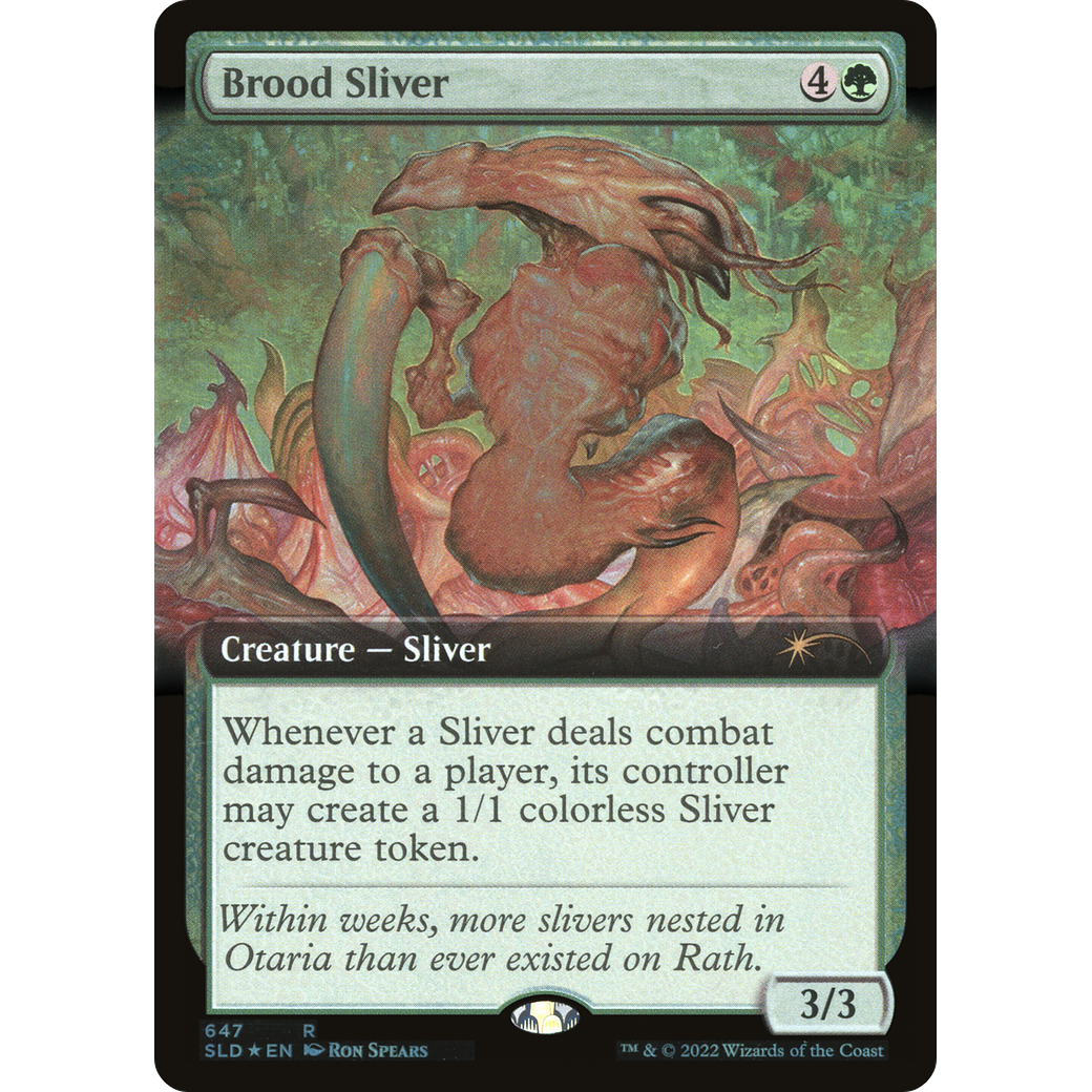 Brood Sliver (Extended Art) (SLD-647) - Secret Lair Drop: (Extended Art) Foil