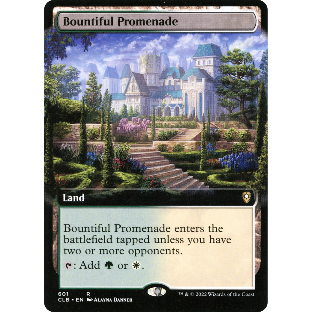 Bountiful Promenade (CLB-601) - Commander Legends: Battle for Baldur's Gate: (Extended Art) Foil