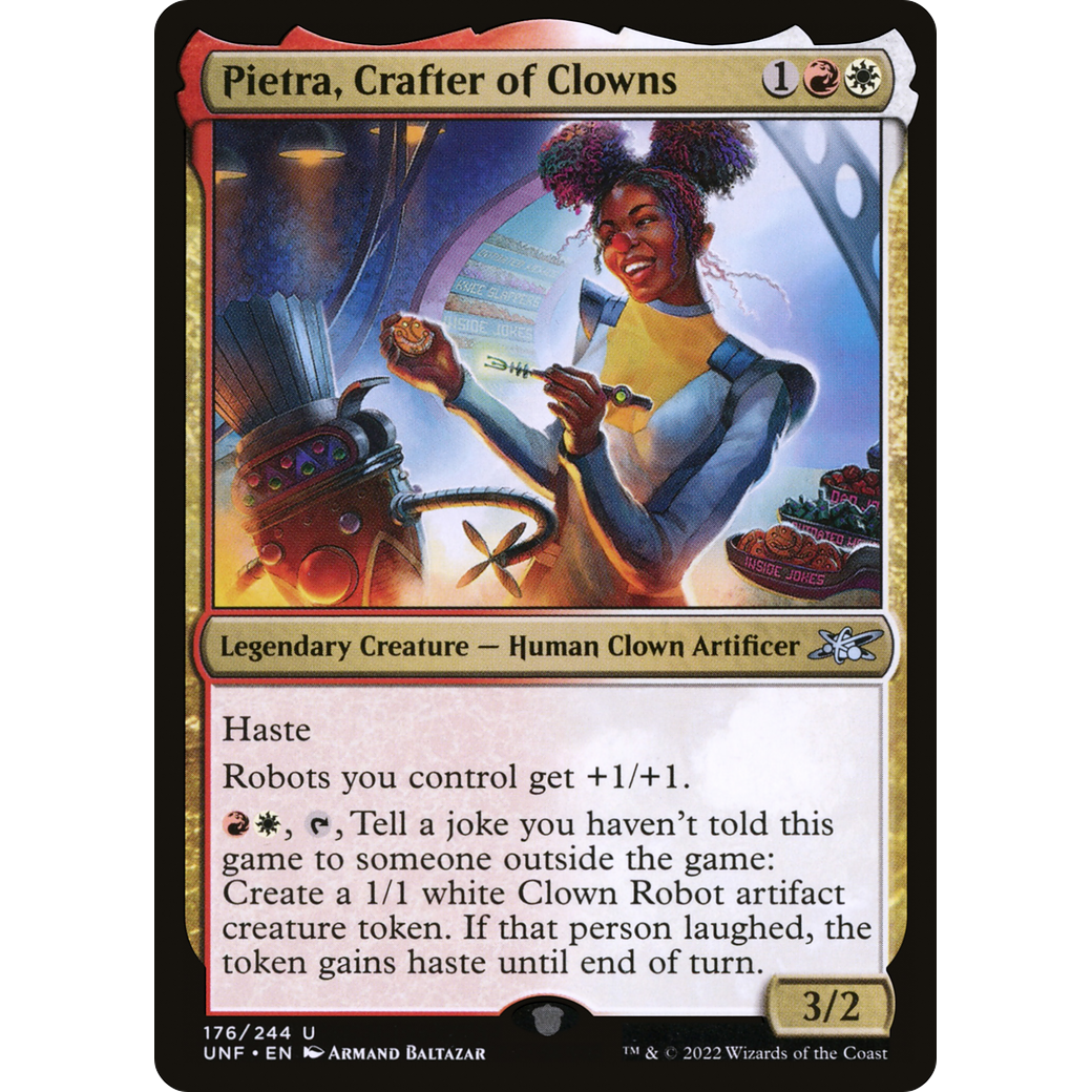 Pietra, Crafter of Clowns (UNF-176) - Unfinity