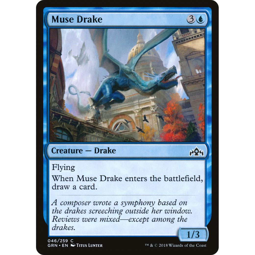 Muse Drake (GRN-046) - Guilds of Ravnica Foil