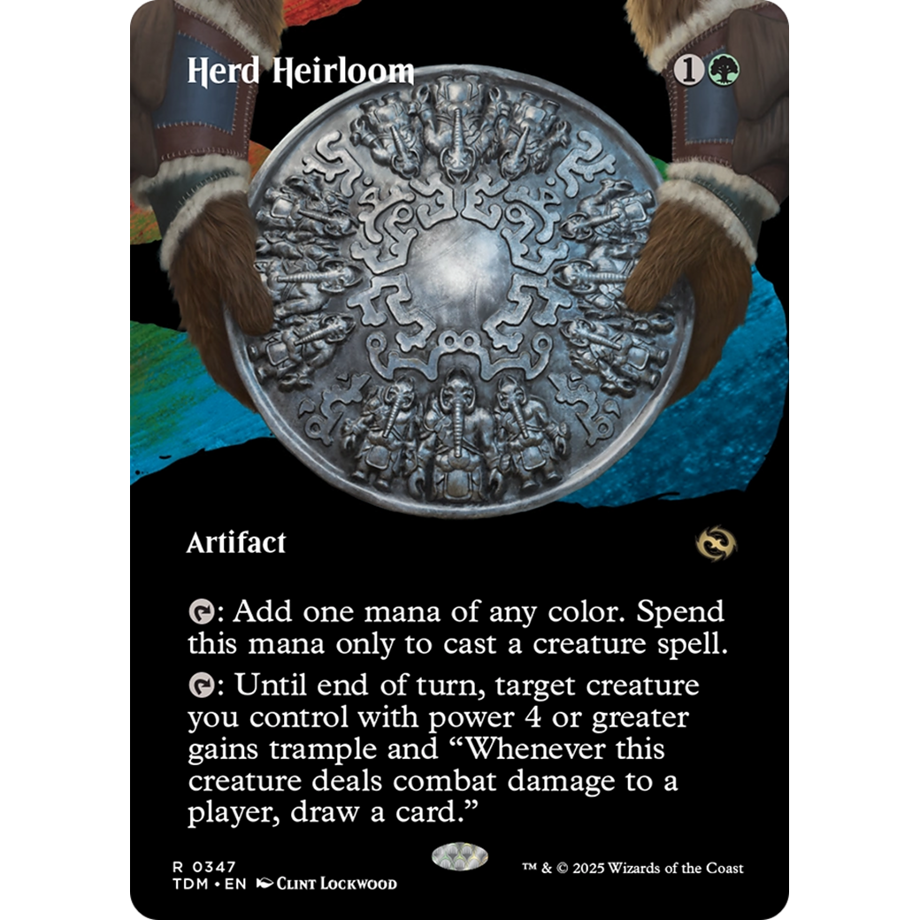 Herd Heirloom (TDM-347) - Tarkir: Dragonstorm: (Showcase) (Borderless)