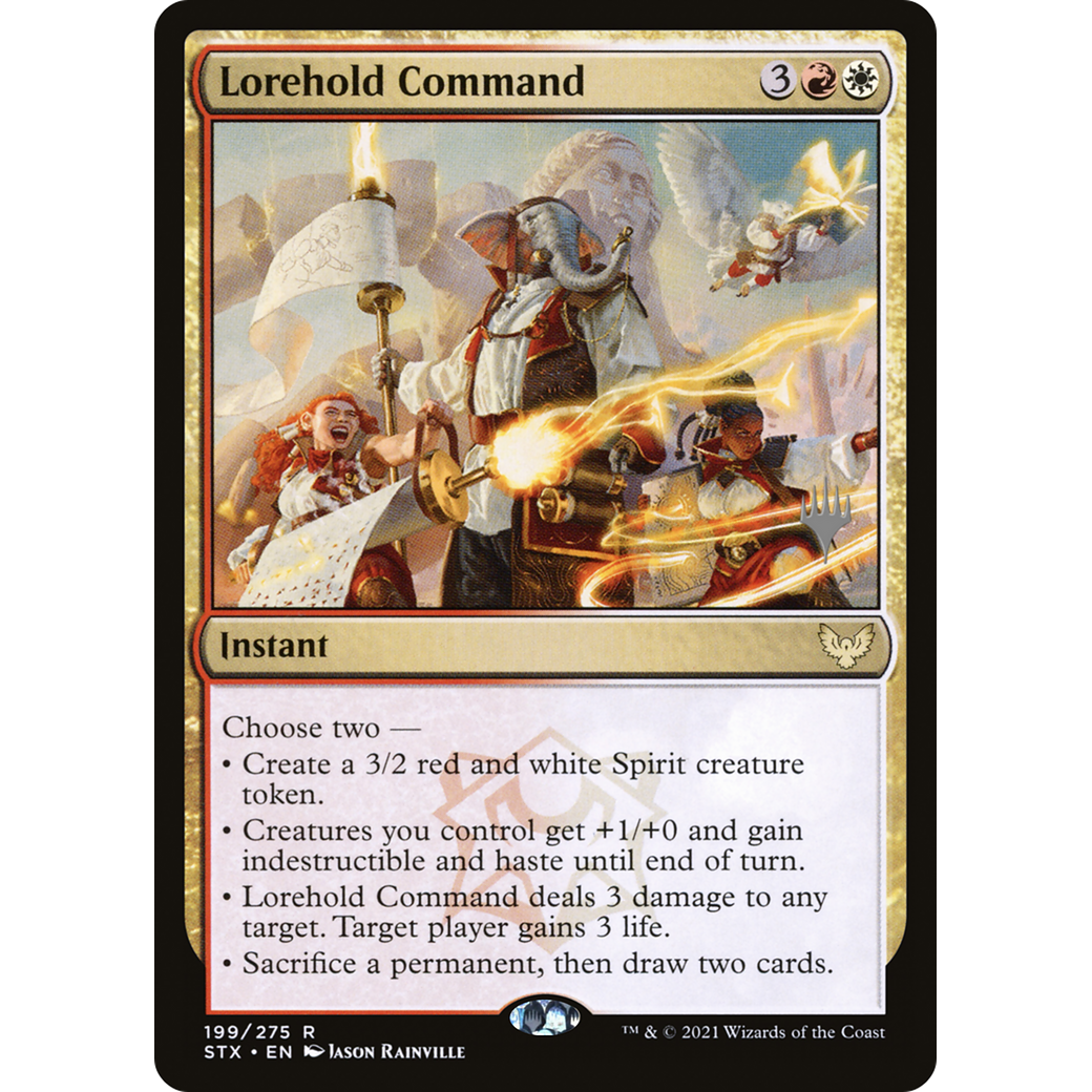 Lorehold Command (PPSTX-199) - Strixhaven: School of Mages Promos