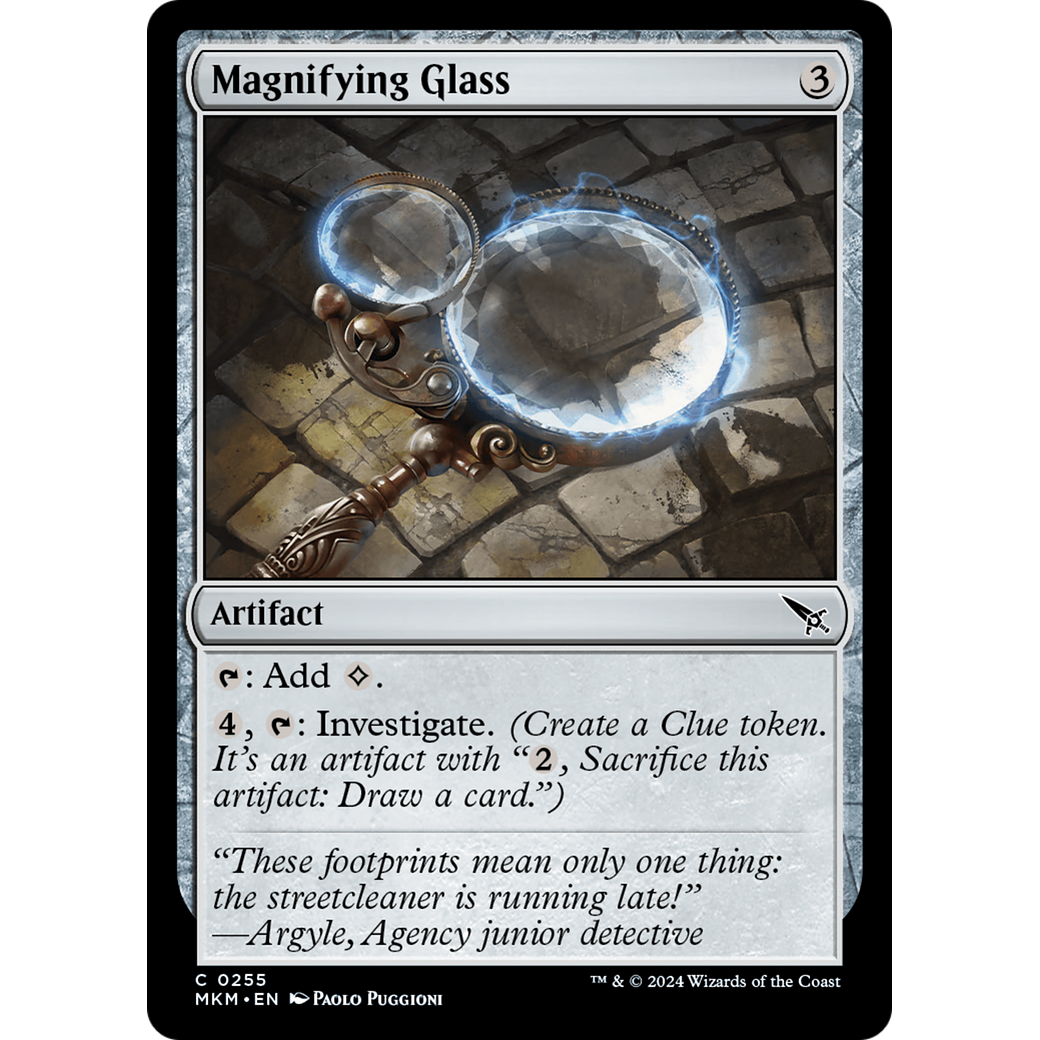 Magnifying Glass (MKM-255) - Murders at Karlov Manor Foil