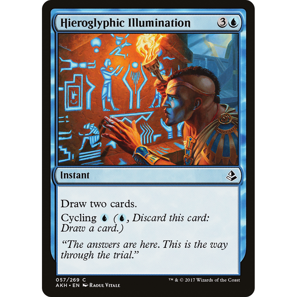 Hieroglyphic Illumination (AKH-057) - Amonkhet