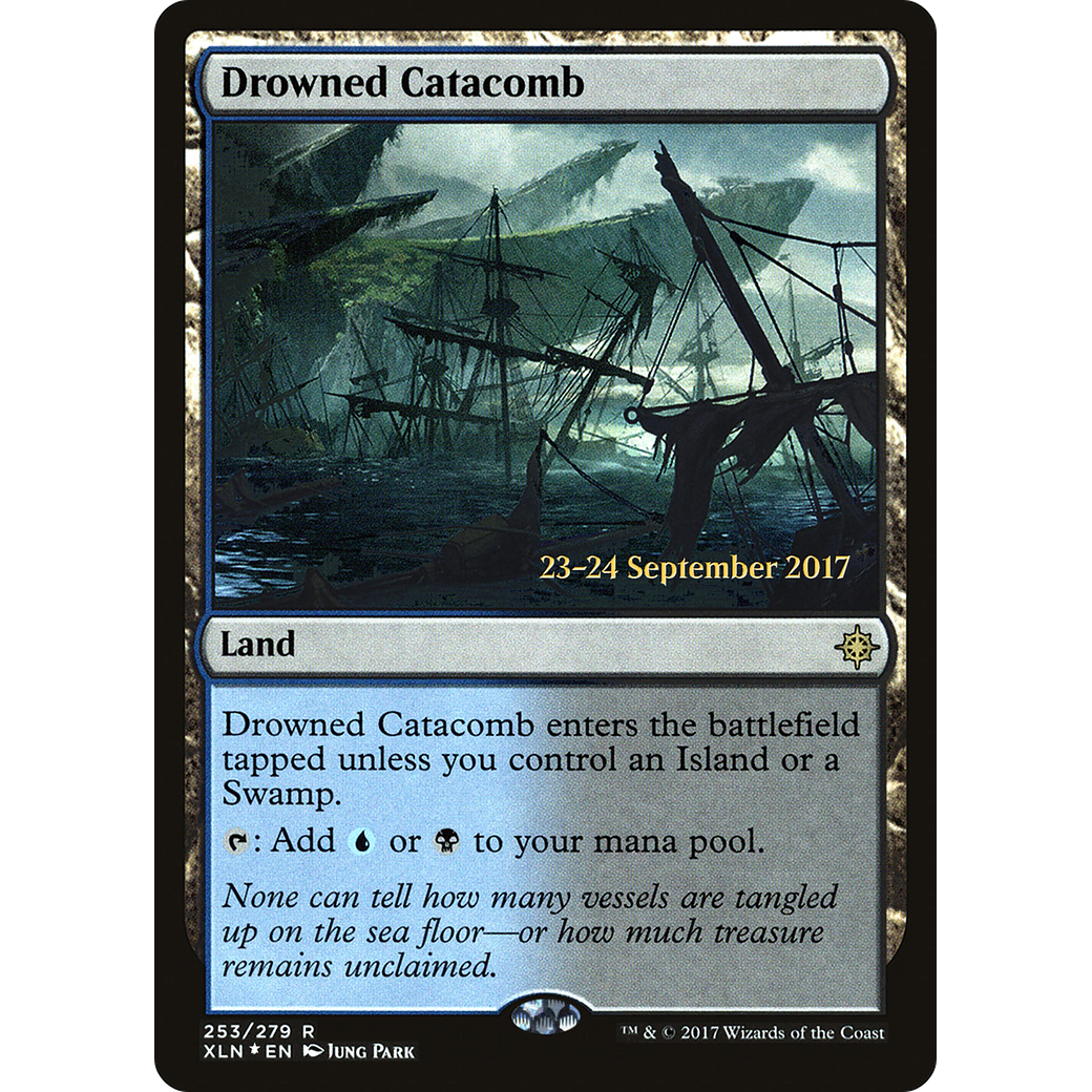 Drowned Catacomb (PRE-253) - Ixalan Promos Foil