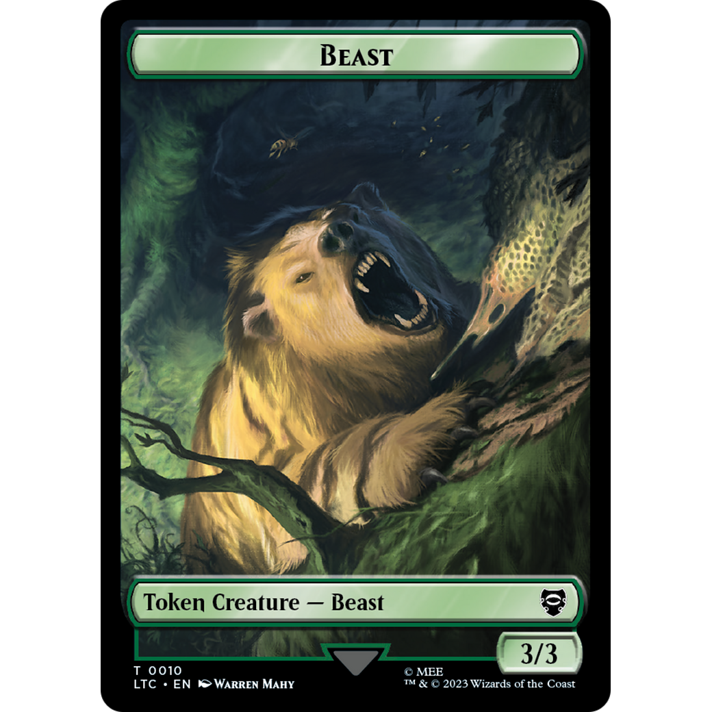 Beast (TLTC-010) - Tales of Middle-earth Commander Tokens