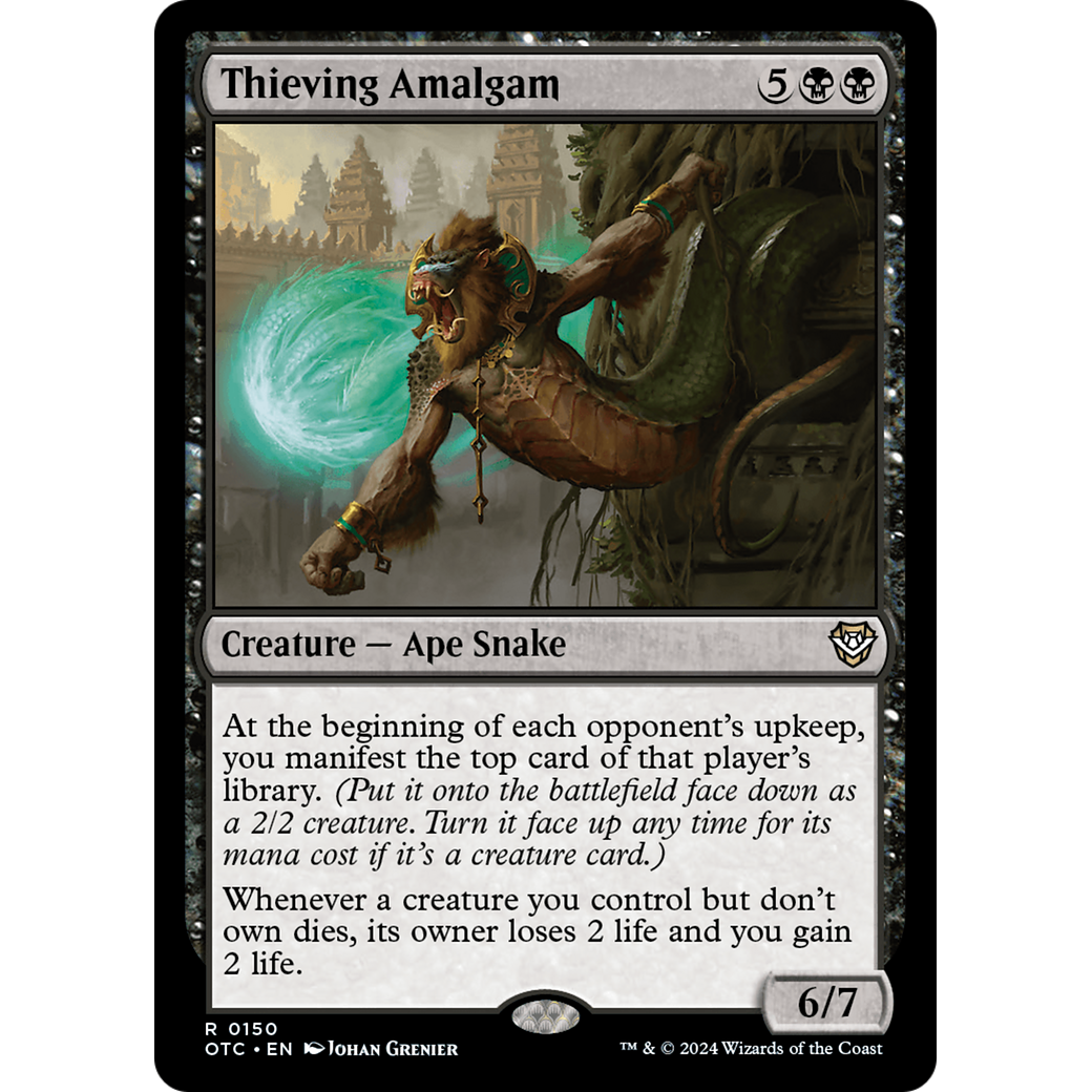 Thieving Amalgam (OTC-150) - Outlaws of Thunder Junction Commander