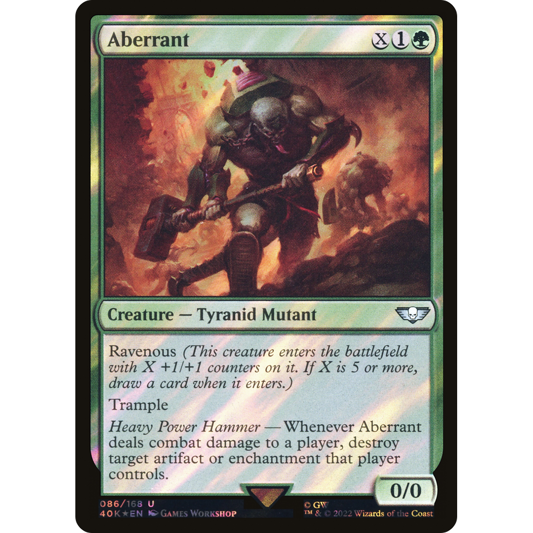 Aberrant (40K-086) - Warhammer 40,000 Commander Foil