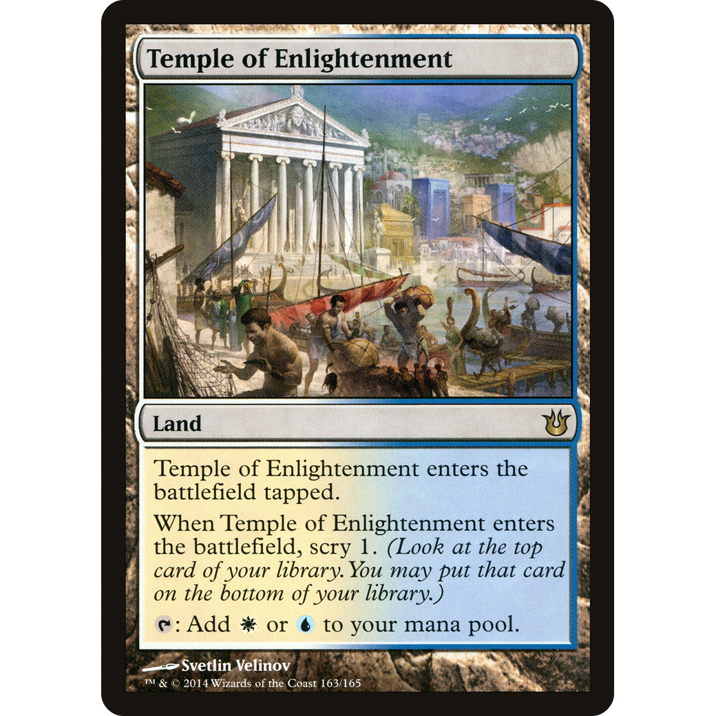 Temple of Enlightenment (BNG-163) - Born of the Gods Foil