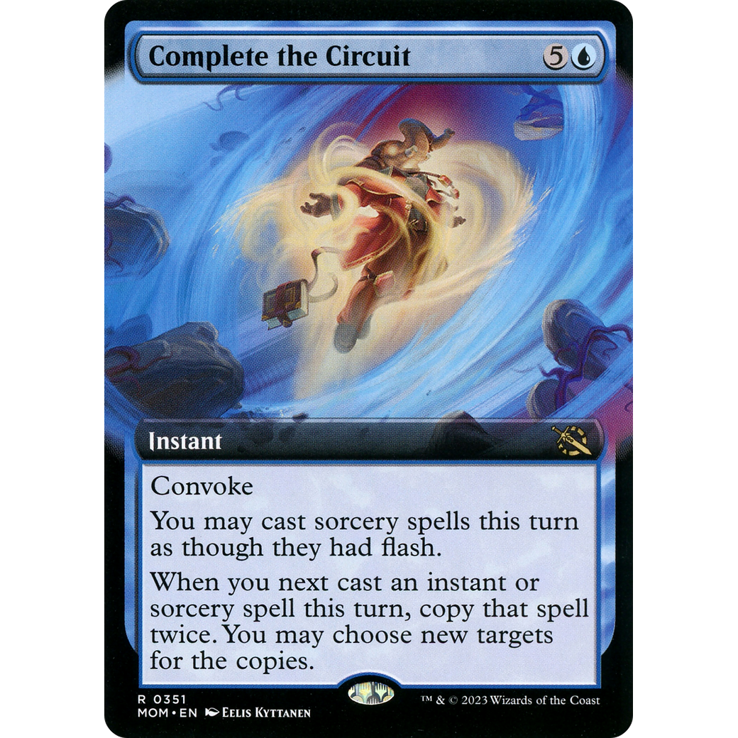 Complete the Circuit (MOM-351) - March of the Machine: (Extended Art) Foil