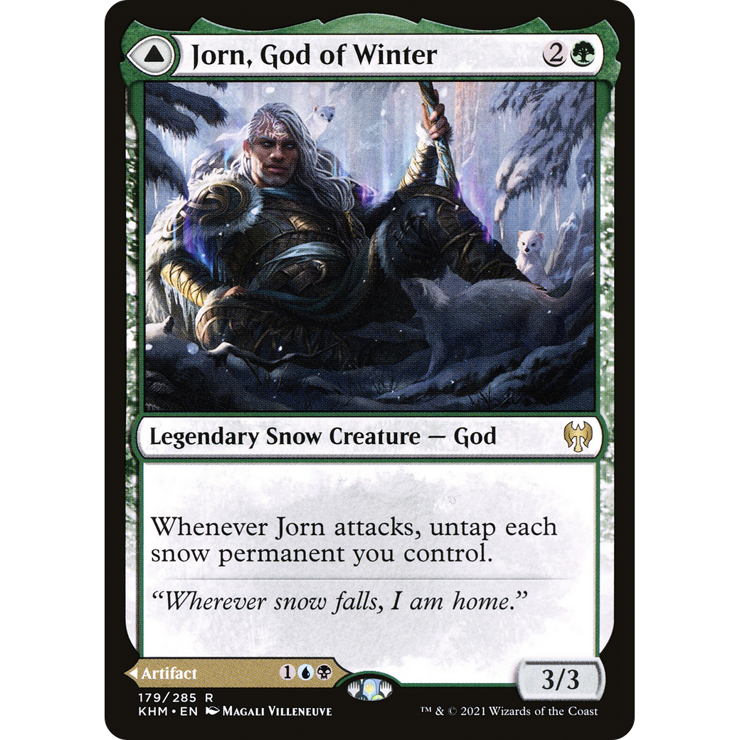 Jorn, God of Winter (KHM-179) - Kaldheim: (snow) Foil