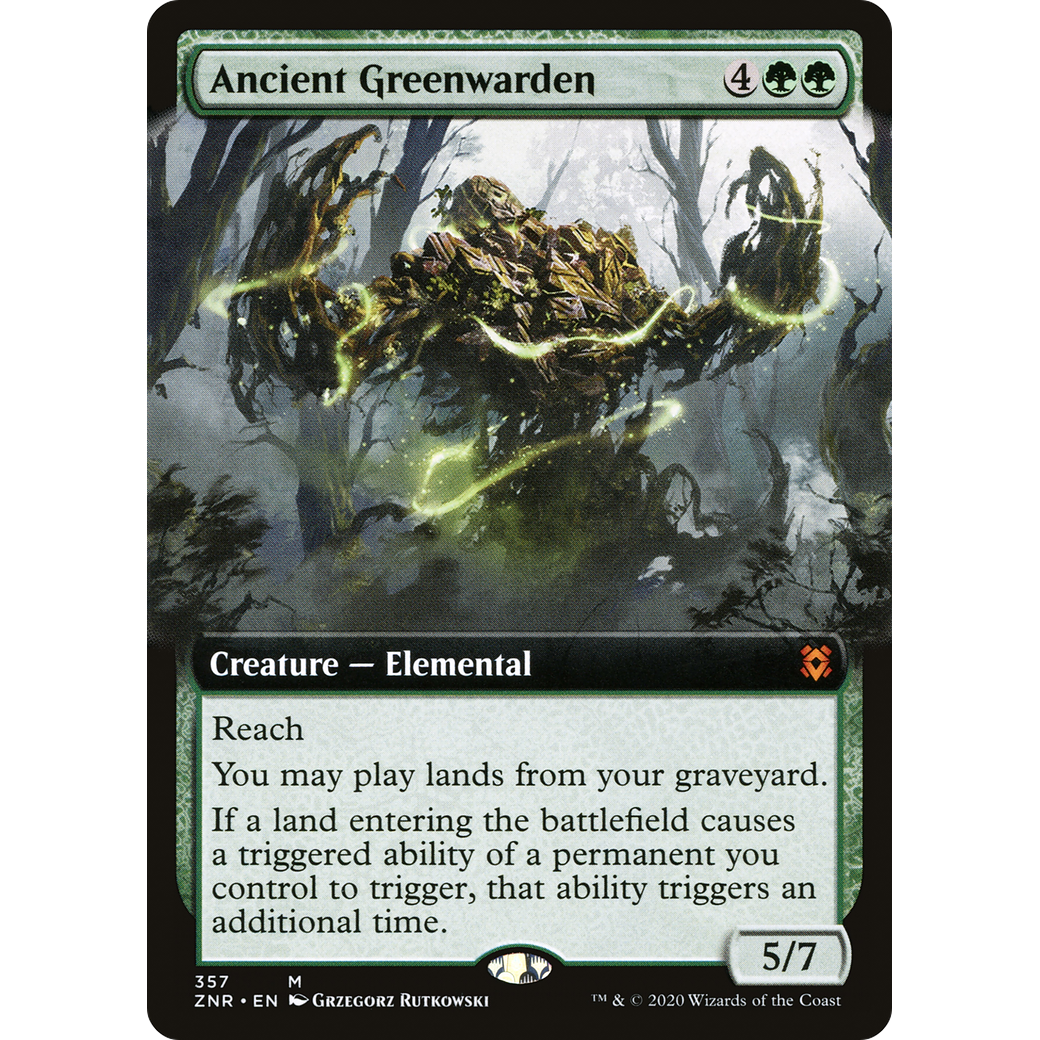 Ancient Greenwarden (Extended Art) (ZNR-357) - Zendikar Rising: (Extended Art) Foil