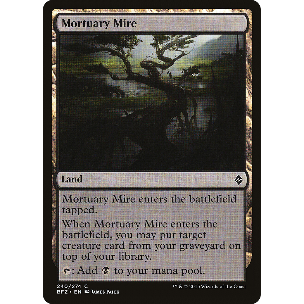 Mortuary Mire (BFZ-240) - Battle for Zendikar Foil
