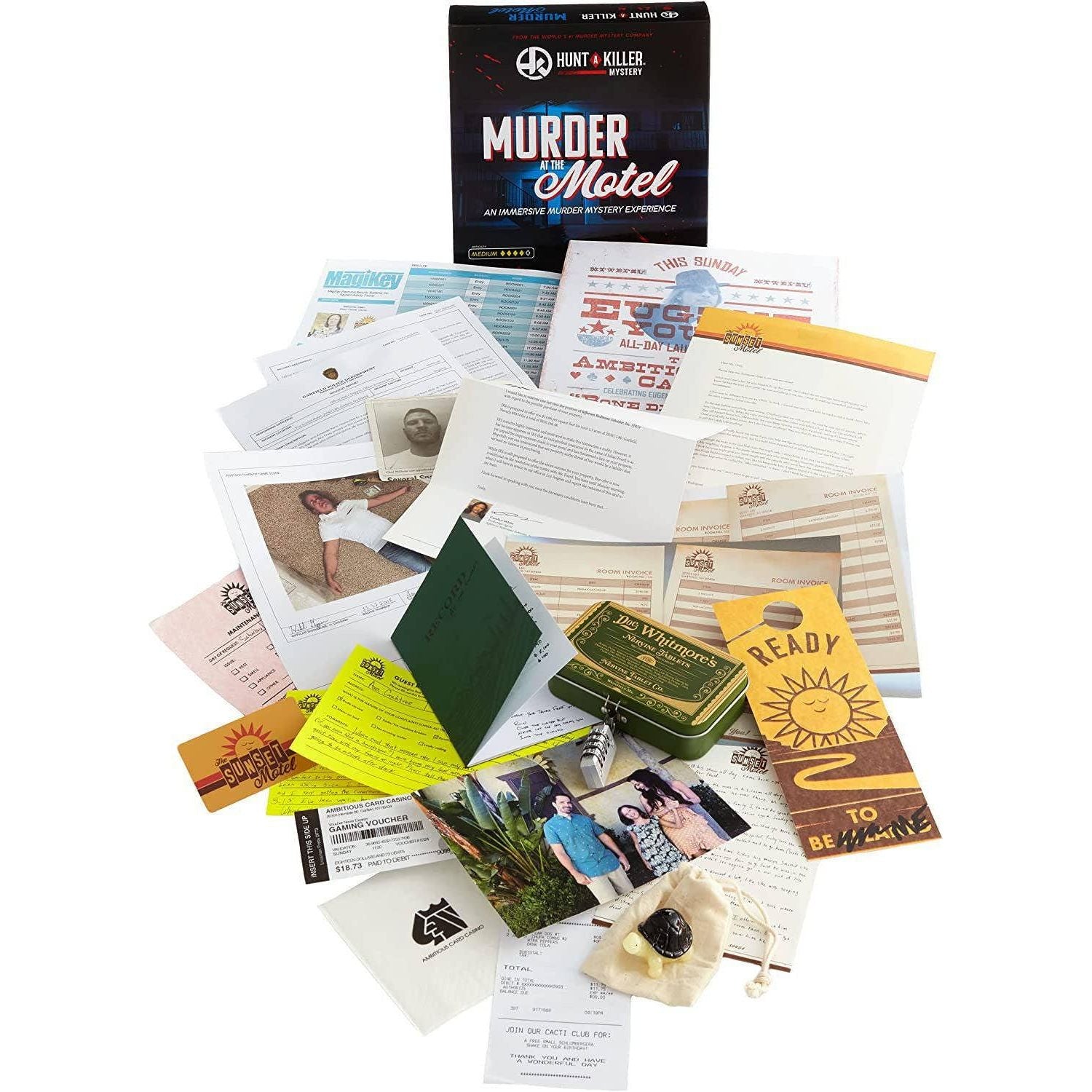 Hunt A Killer: Murder At The Motel, Murder Mystery Game