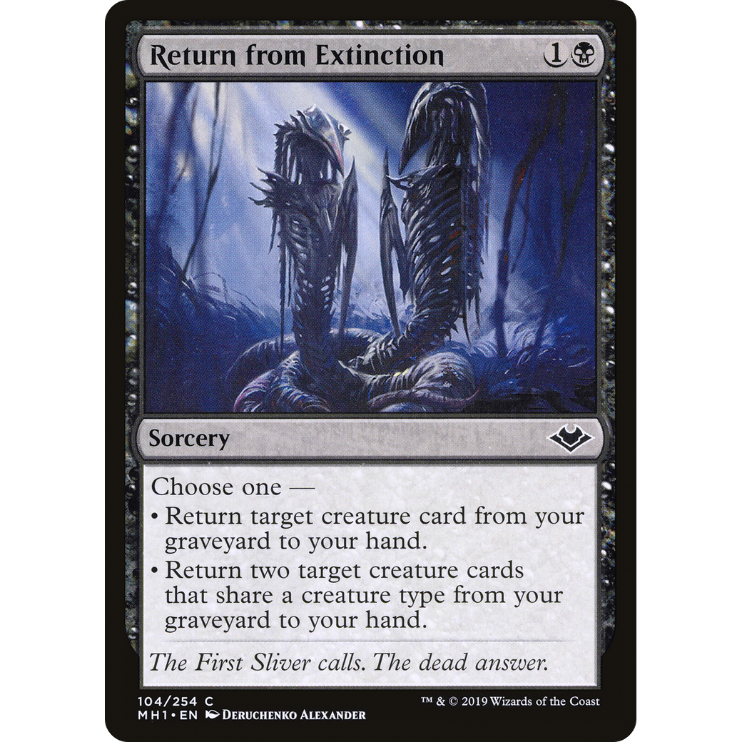 Return from Extinction (MH1-104) - Modern Horizons Foil
