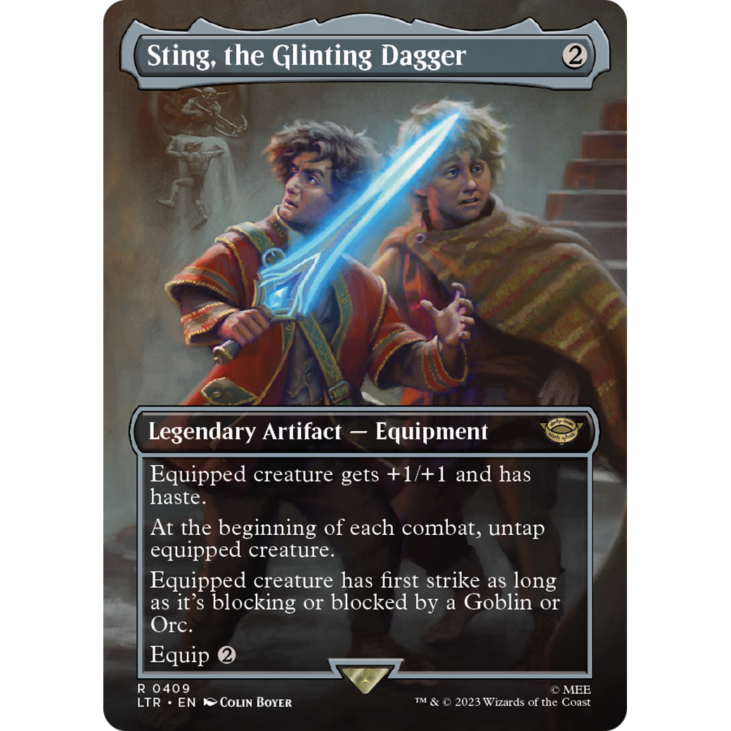 Sting, the Glinting Dagger (LTR-409) - The Lord of the Rings: Tales of Middle-earth (Borderless) Foil