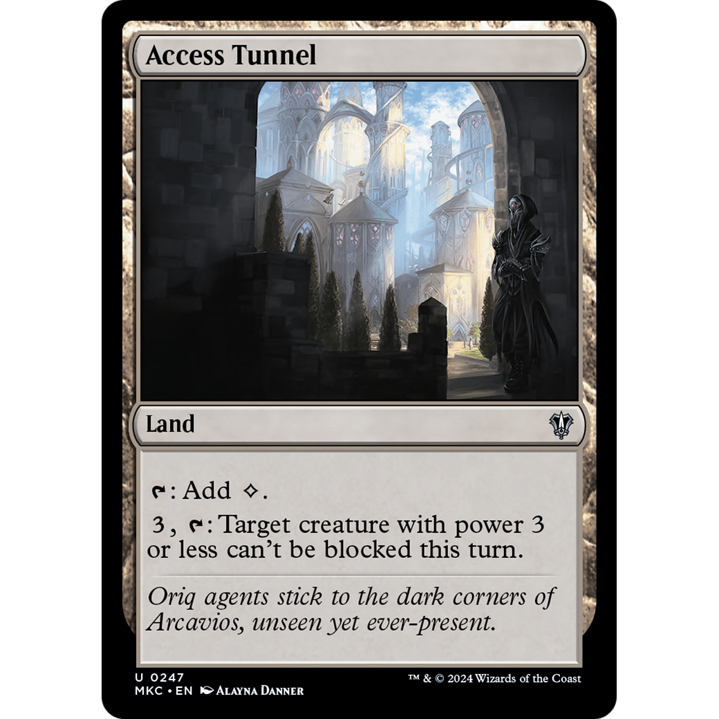 Access Tunnel (MKC-247) - Murders at Karlov Manor Commander