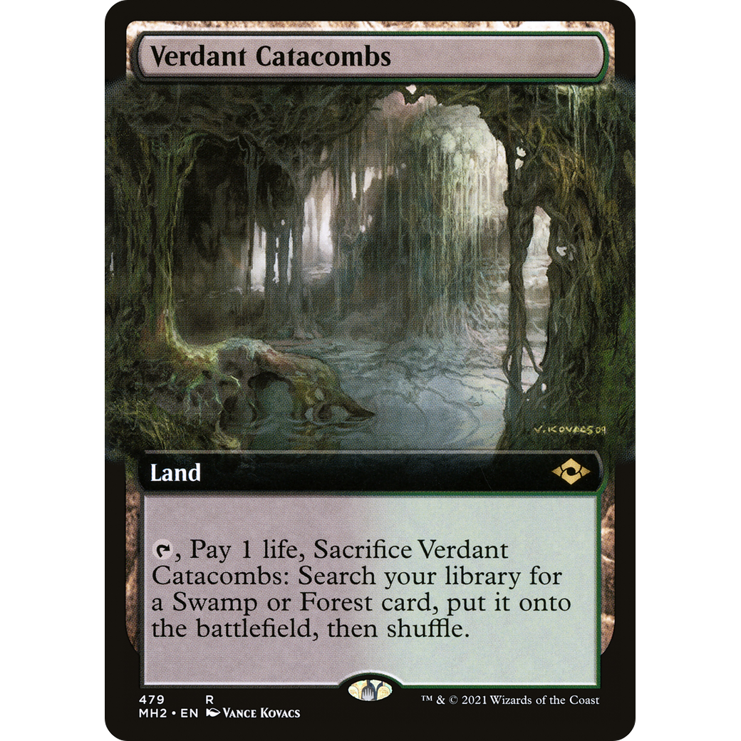 Verdant Catacombs (Extended Art) (MH2-479) - Modern Horizons 2: (Extended Art) Foil