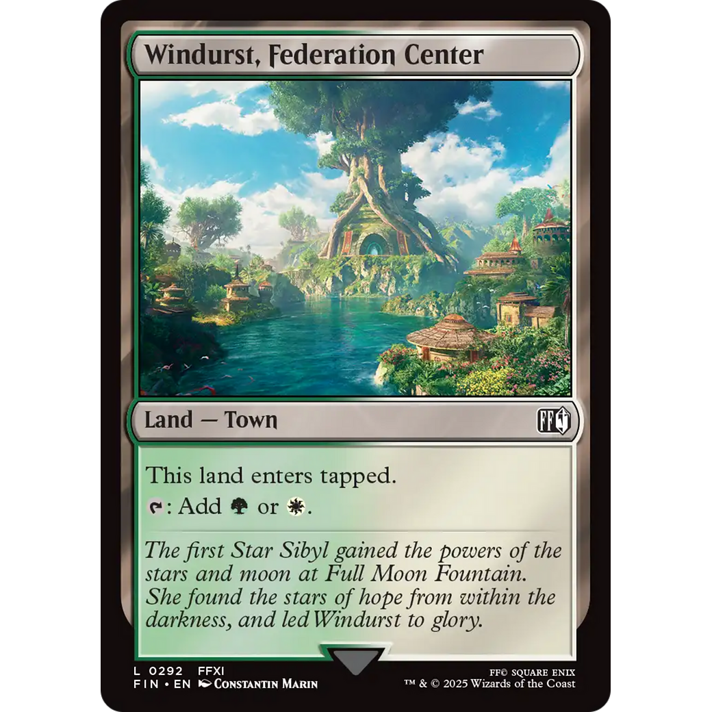 Windurst, Federation Center (FIN-292) - FINAL FANTASY