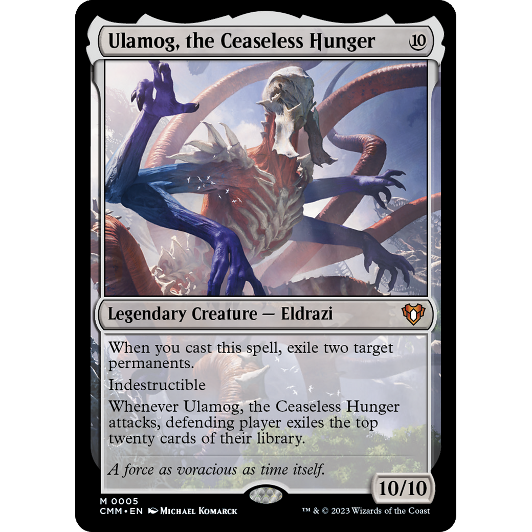 Ulamog, the Ceaseless Hunger (CMM-005) - Commander Masters Foil