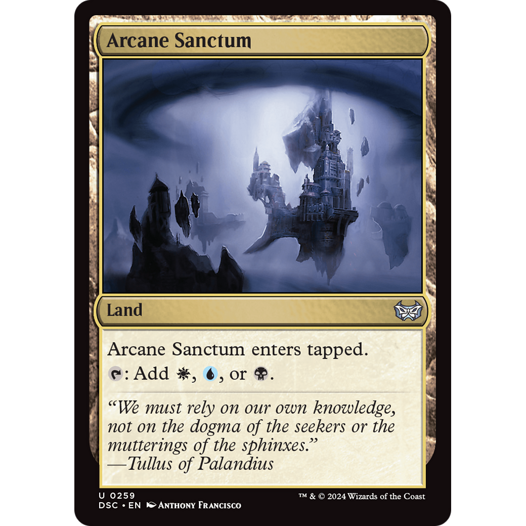 Arcane Sanctum (DSC-259) - Duskmourn: House of Horror Commander
