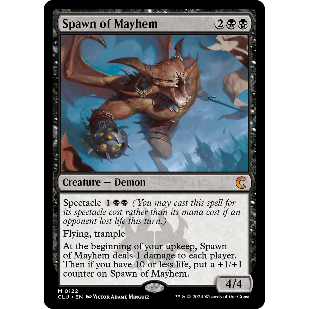 Spawn of Mayhem (CLU-122) - Ravnica: Clue Edition