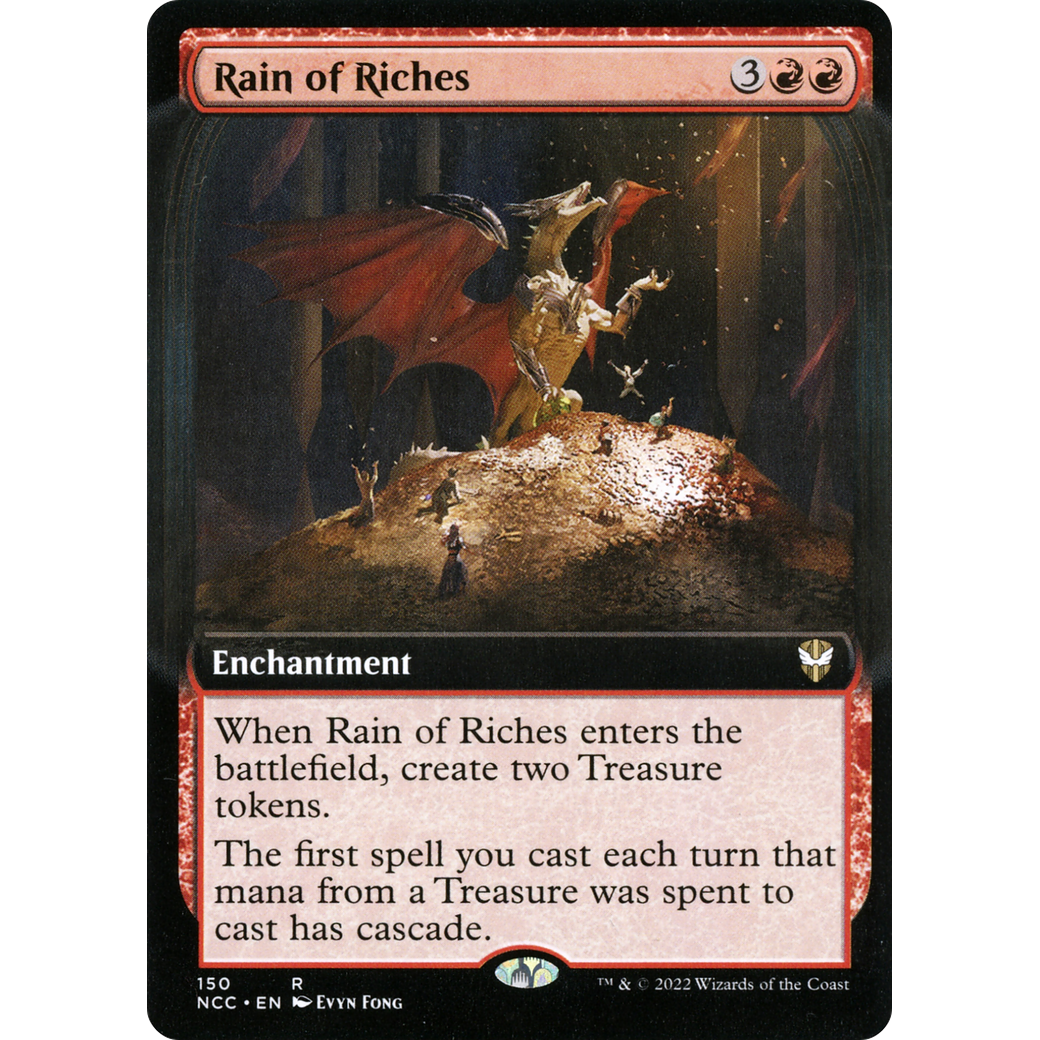 Rain of Riches (Extended Art) (NCC-150) - New Capenna Commander: (Extended Art)
