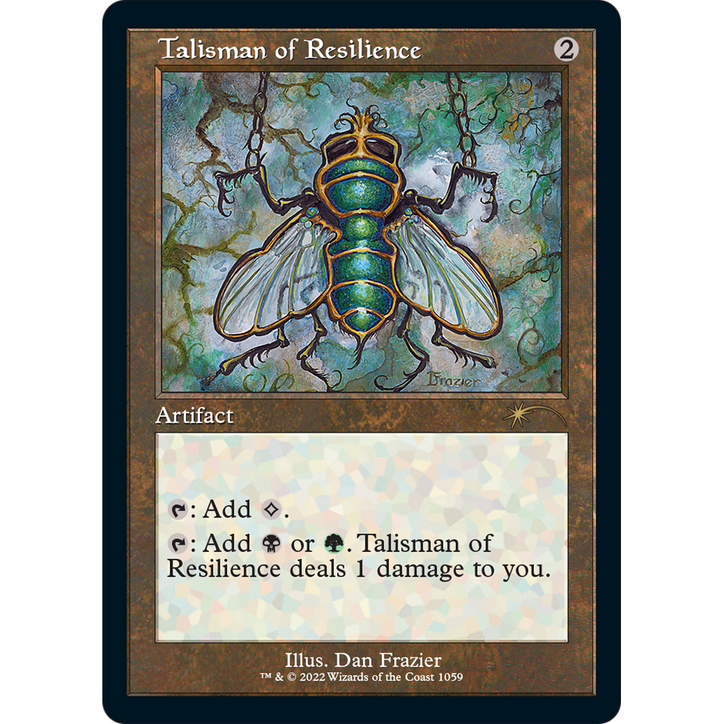 Talisman of Resilience (Retro Frame) (SLD-1059) - Secret Lair Drop