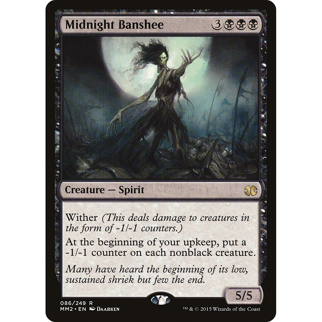 Midnight Banshee (MM2-086) - Modern Masters 2015 Foil