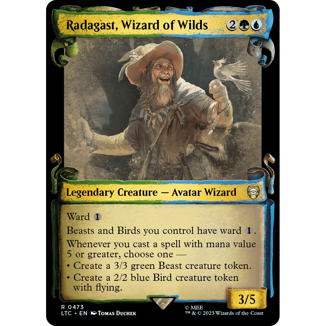 Radagast, Wizard of Wilds (LTC-473) - Tales of Middle-earth Commander: (Showcase)
