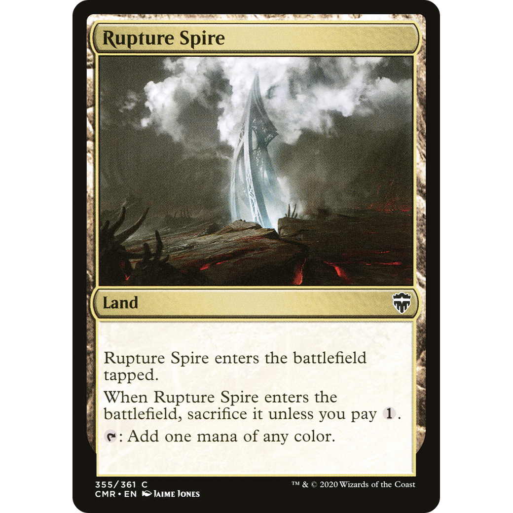 Rupture Spire (355) (CMR-355) - Commander Legends Foil