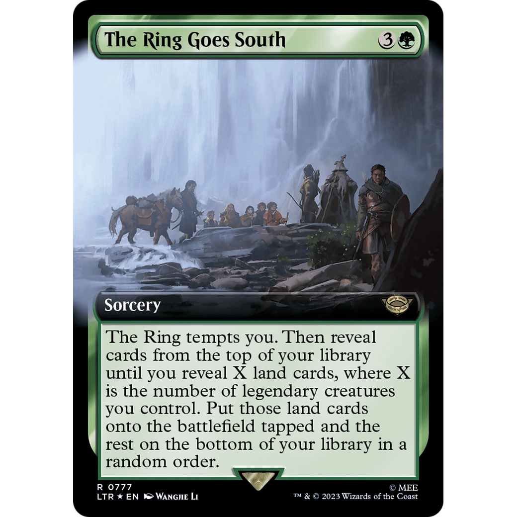 The Ring Goes South (LTR-777) - The Lord of the Rings: Tales of Middle-earth: (Extended Art) Foil
