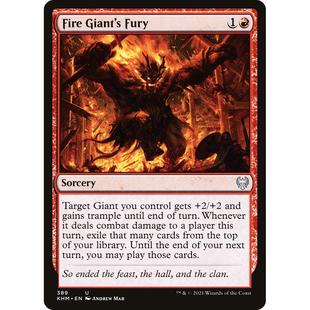 Fire Giant's Fury (KHM-389) - Kaldheim