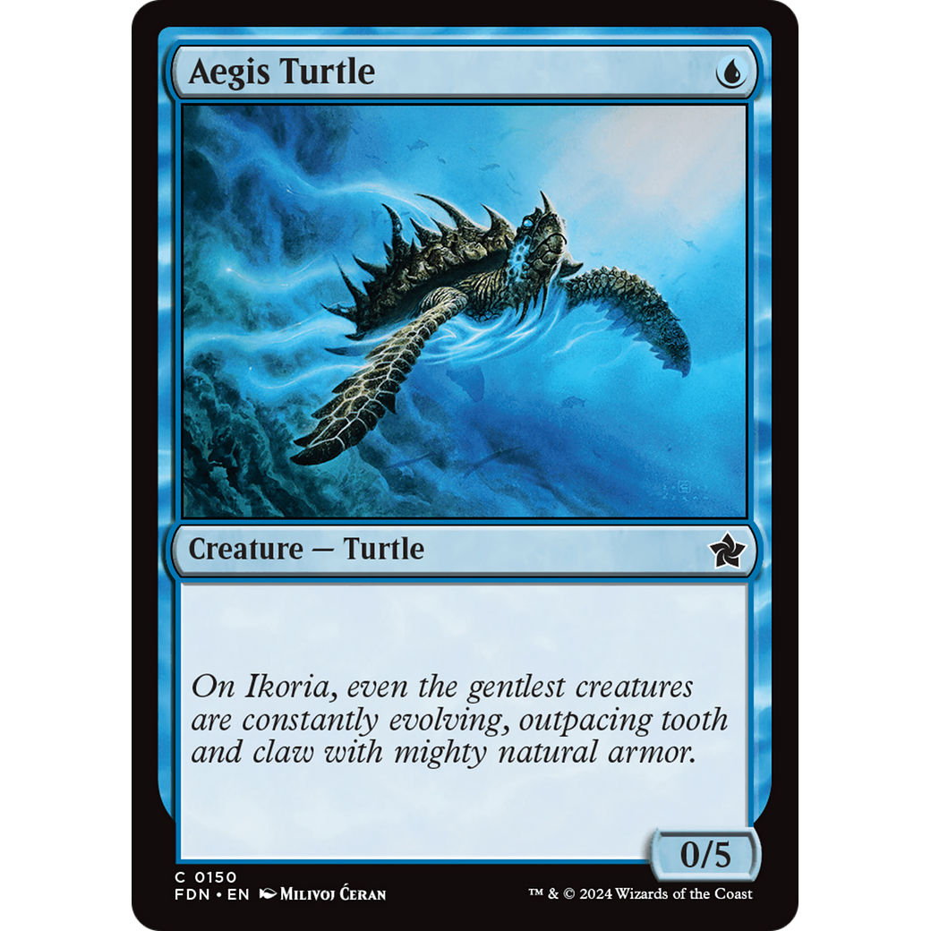 Aegis Turtle (FDN-150) - Foundations Foil
